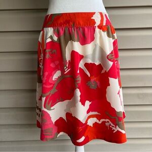 •New York & Co• Vibrant Floral A-Line Skirt - Size  8